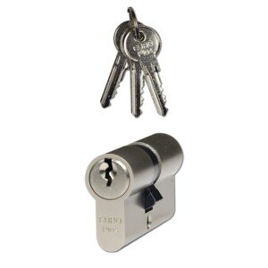 Richter Czech EURO Plus Stavebná vložka 40/50, 3 kľúče, matný nikel