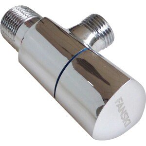 Fanski Rohový designový ventil 1/2" x 3/8" modrý