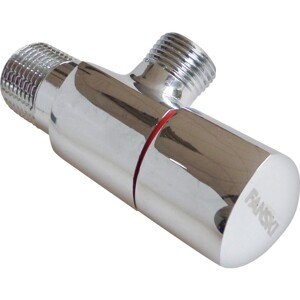 Fanski Rohový designový ventil 1/2" x 3/8" červený