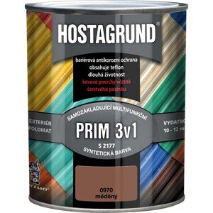 Hostagrund Prim 3v1 S2177 0970 farba na kov medená 600 ml