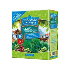 Jihočeské hnojivo ihličnany a iné okrasné kríky 2,6 kg
