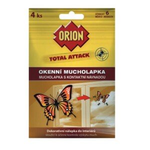 Orion Mucholapka okenná Total Attack, 4 ks