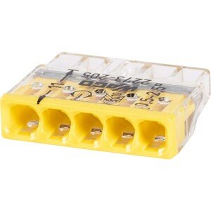 WAGO Inštalačná svorka 2273 PUSH WIRE 5 plných vodičov, max. 2,5 mm, 100 ks