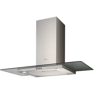 Elica Komínový digestor Flat Glass IX/A/90, nerezový, 69 - 113 x 90 x 45 cm