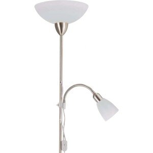 OBI Stojanová lampa Pienza s lampičkou na čítanie biela