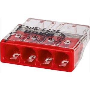 WAGO Inštalačná svorka 2273 PUSH WIRE 4 plné vodiče, max. 2,5 mm, 100 ks