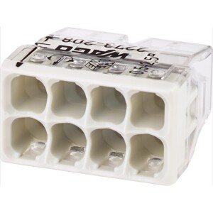 WAGO Inštalačná svorka 2273 PUSH WIRE 8 plných vodičov, max. 2,5 mm2, 50 ks
