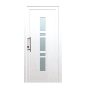 Panto Plastové vchodové dvere K017, biela, 110 x 210 cm, Ľ