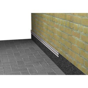 Krycia lišta prietlačne lisovaná 56 mm x 13 mm x 1 mm x 1000 mm hliník