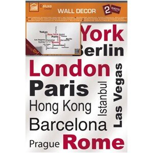 Crearreda Samolepiaca dekorácia Cities