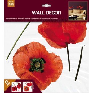 Crearreda Samolepiaca dekorácia Poppies