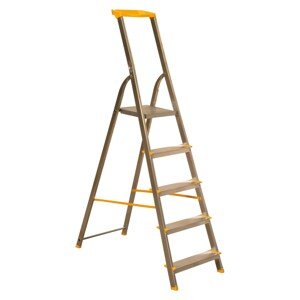 Alve Schodíky jednostranné s poličkou, žlté