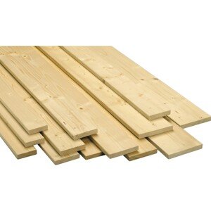 Rettenmeier Hobľovaná doska, hladká smrek/jedľa kvalita GKL1, 210 x 19 x 2,6 mm