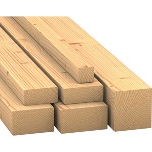 Rettenmeier KVH hranol smrek/jedľa, Nsi, 300 x 12 x 12 cm