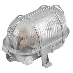 Lena-lighting Stropné/nástenné svietidlo Oval 60 Simetal 2, E27, sivé