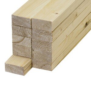 Rettenmeier Hobľovaná lata mäkké drevo, akosť 2, 300 x 1,9 x 4,4 cm