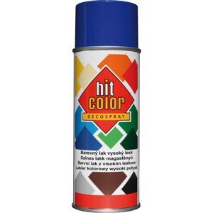 hitcolor Dekoratívny lak v spreji vysoký lesk RAL 5002 ultramarínový 400 ml
