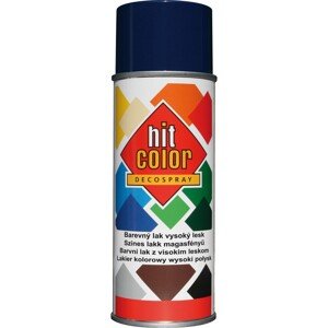 hitcolor Dekoratívny lak v spreji vysoký lesk kráľovsky modrý 400 ml