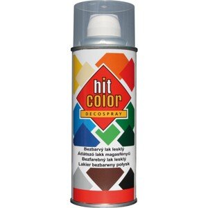 hitcolor Dekoratívny lak v spreji vysoký lesk číry 400 ml