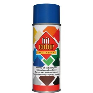 hitcolor Dekoratívny lak v spreji hodvábny lesk RAL 5010 enziánový modrý 400 ml