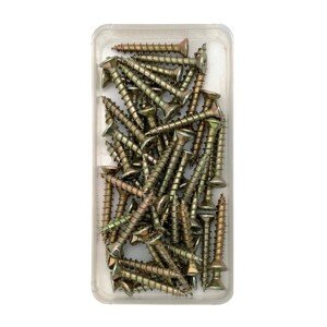 Skrutky pre nosníky odkvapového žľabu pozinkovaná ušľachtilá oceľ 25 kusov