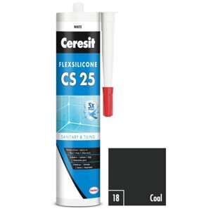 CERESIT CS 25 Sanitárny silikón 18 Coal 280 ml