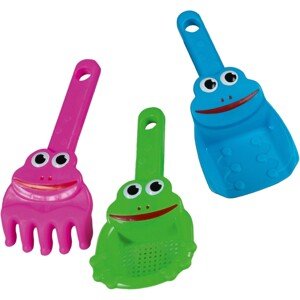 Happy People Hračky do piesku s veselými tvárami, rôzne druhy, 1 ks, 21 x 9,5 cm