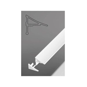 RAVAK Krycia lišta pre vane/vaničky pre škáry do 11 mm, 1,8 x 110 cm