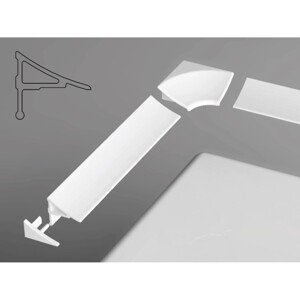 RAVAK Súprava koncoviek a rohových spojok pre kryciu lištu 11 mm