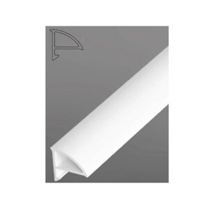 RAVAK Krycia lišta pre vane/vaničky pre škáry do 6 mm, 1,4 x 110 cm