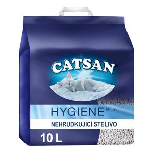 Catsan Stelivo pre mačky Hygiene Plus nehrudkujúce 10 l
