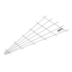 OBI Ozdobný špalier 150 x 75 cm hnedý