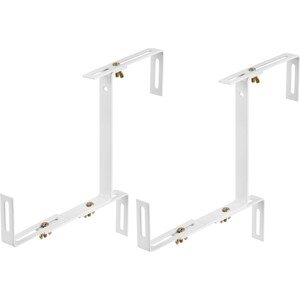 OBI držiak balkónového kvetináča biely nastaviteľný v 3 rozmeroch