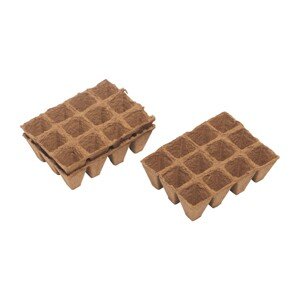 OBI Living Garden Výsadbové kvetináče hranaté 36 ks, 4 x 4 cm