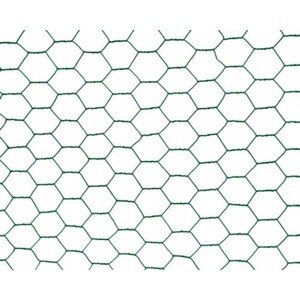 PILECKÝ Chovateľské pletivo 6hranné Zn+PVC zelená oko 13 mm výška 100cm - metráž