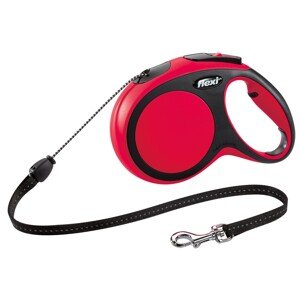 Flexi Vôdzka navíjacia lanková New Comfort, veľkosť M, 8 m, červená
