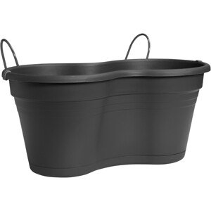 Ebertsankey Hrantík na kvetiny Mediterran 37 x 27 cm antracitový