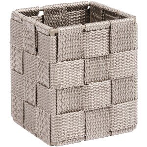 Wenko Kúpeľňový kôš Adria Cubo sivohnedý