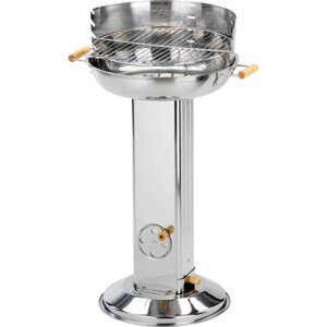 Activa Stĺpový gril na drevené uhlie Bavaria priemer 40 cm ušľachtilá oceľ