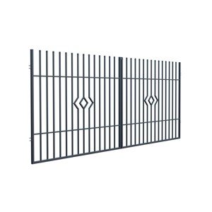 Polargos Dvojkrídlová brána LILA bez kovania, 150 x 300 cm