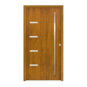 Splendoor Vchodové dvere ThermoSpace Chicago, dub zlatý, 110 P