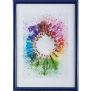 Bondecor Fotorám plastový FAST modrý, 40 x 50 cm