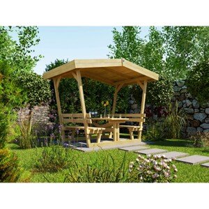 Weka Kryté záhradné posedenie 662, 190 x 154 x 238 cm