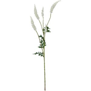 Flower Power Umelá kvetina čechrava, krémová, 81 cm