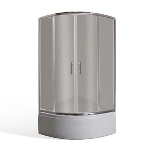 Roltechnik Set štvrťkruhového sprchového kúta a vaničky PORTO NEO 900 mm