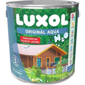 LUXOL Originál Tenkovrstvová olejová lazúra AQUA oregonská pínia 2,5 l