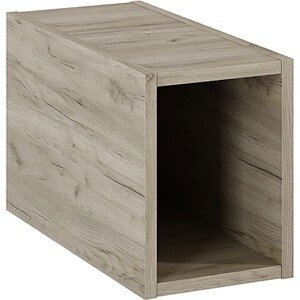 Maximus Nástenný kúpeľňový regál Stylo Slim, dub Sanremo, 20 x 45,6 x 26,6 cm