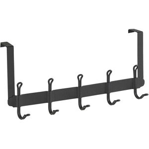 Wenko Súprava dverových háčikov Nostalgie čierna matná
