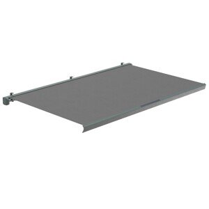 OBI Kazetová markíza so solárnym pohonom, antracitová, 250 x 395 cm