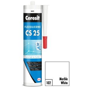 CERESIT CS 25 Sanitárny silikón 102 Marble White 280 ml